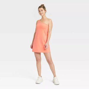 Women's Asymmetrical Dress - All in Motion Coral Pink XL Ret $30
